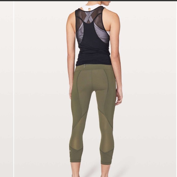 Lululemon Women’s Pace Rival Crop Legging Size 4 - Picture 2 of 13